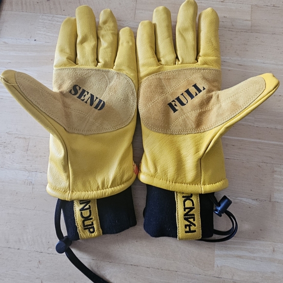 HANDUP Sheepskin Leather Cold Weather Size Medium Gloves - Picture 2 of 4